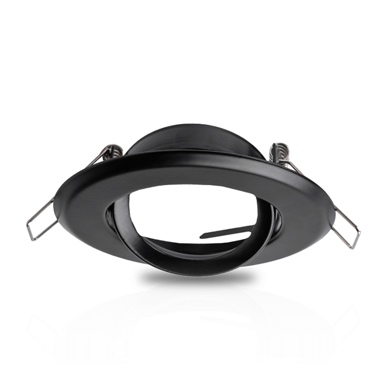 GU10 inbouw armatuur Alford | 90mm breed | zwart | Zaagmaat 60mm t/m 80 mm - Outledtl.nl